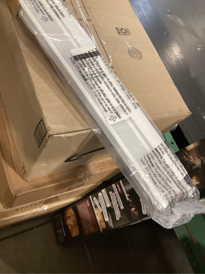 Condition photo showing New/Like New for lazblinds no tools no drill cordless cellular shades, top down bottom up (tdbu) honeycomb shades for home, blackout light blocking thermal insulation blinds for windows, 52" w x 64" h, white blackout - white 52" w x 64" h