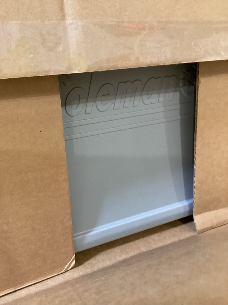 Condition photo showing Good Condition for coleman classic series insulated portable cooler, leak-resistant outdoor hard cooler keeps ice up to 5 days, 52/70/120/150 quart 52qt rock grey