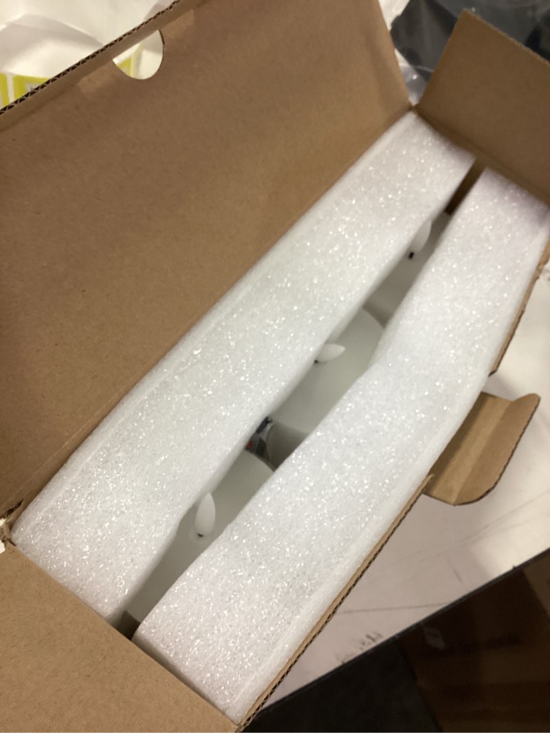 Jolnyus 3x3 inch White Flameless Candles Set of 3 Flickering LED Candles Battery Operated with Remot