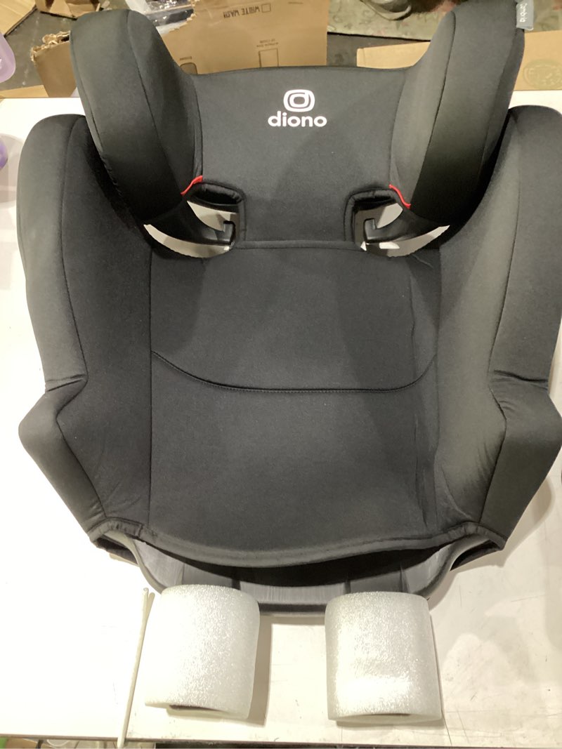 Condition photo showing Good Condition for diono cambria le, 2-in-1 belt positioning booster seat,backless and high-back booster seat for children from 40—120 lb,17" wide,6 headrest positions,lightweight with latch,black black cambria le