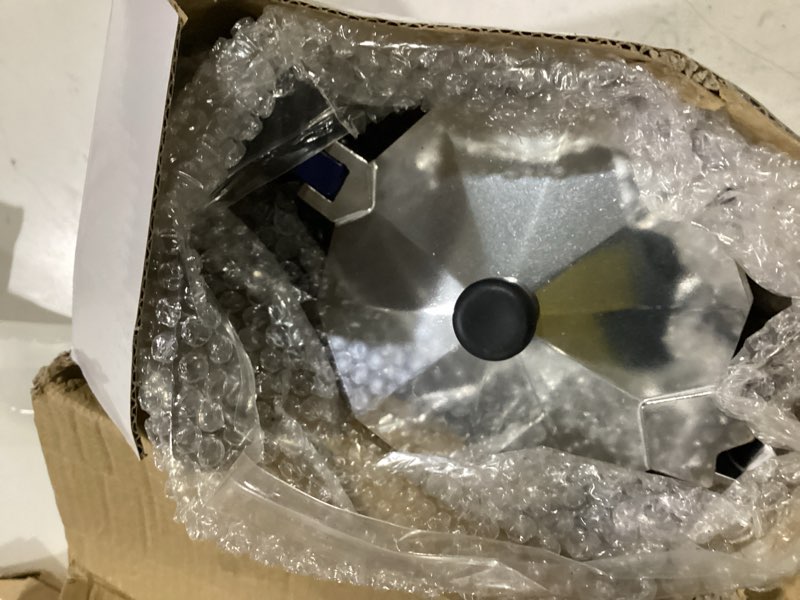Condition photo showing Good Condition for mongdio stovetop espresso maker moka pot, stove top cuban coffee maker, italian greca mocha pot, 9 espresso cups, 15 oz - blue blue 9 cup