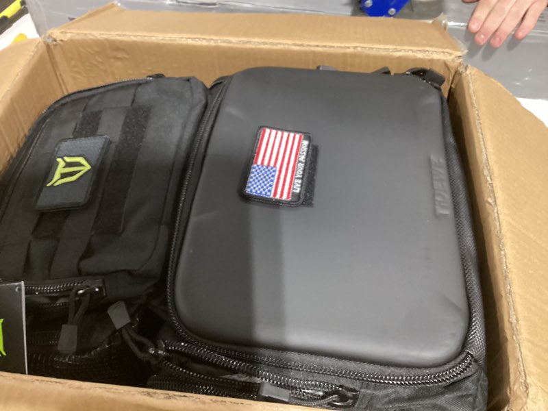 Condition photo showing As Is for TIDEWE Tactical Range Backpack Bag for Gun and Ammo with Pistol Case Black