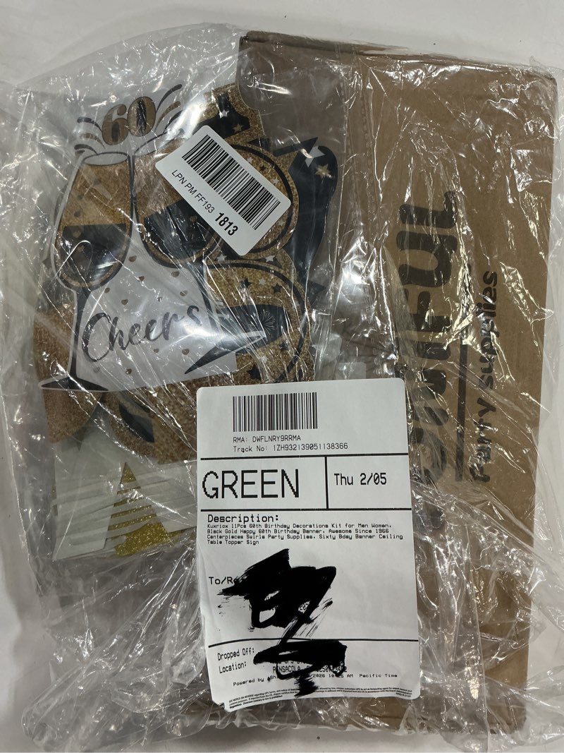 Condition photo showing Good Condition for TONIFUL 4 Set Black Gold Balloon Centerpieces for Table,Balloon Stand Kit for Black Gold Party Decor 40th 50th 60th 70th Birthday Decorations Anniversary Graduation Decorations 2026 New Year Eve