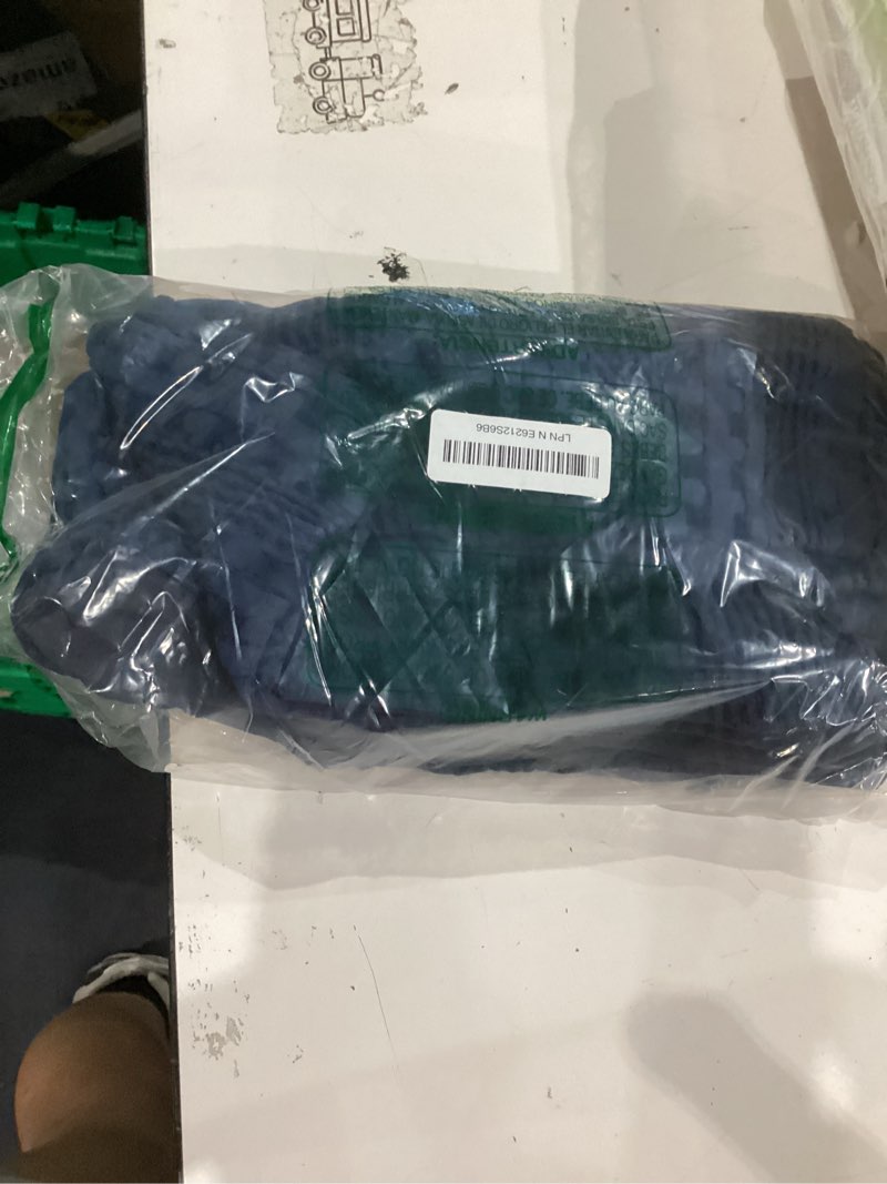 Condition photo showing As Is for a moment 2 pack bamboo fiber pillow covers - waffle weave, ultra soft & breathable, euro shams cotton throw pillow for couch, sofa, bedroom living room 26x26 inch navy blue navy blue 26" x 26" (pack of 2)