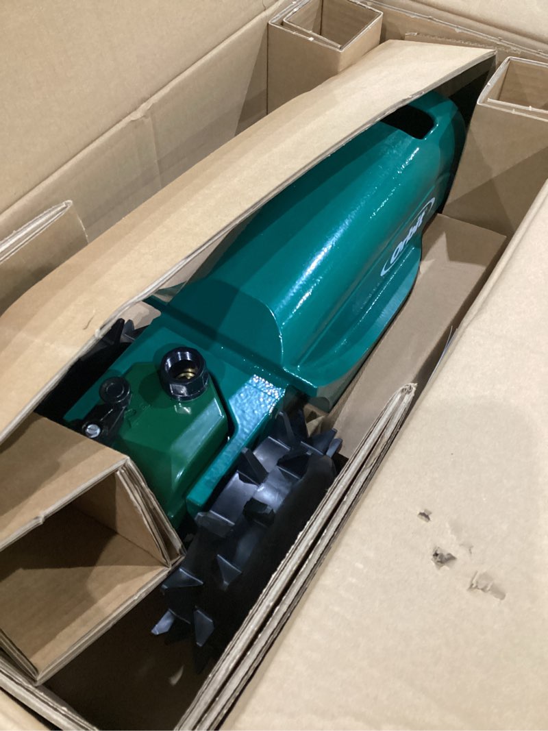 Condition photo showing Good Condition for orbit traveling tractor water sprinkler - self-propelled traveling sprinkler for wide lawn coverage - cast-iron body with adjustable coverage - three-speed - automatic shut off - 58322