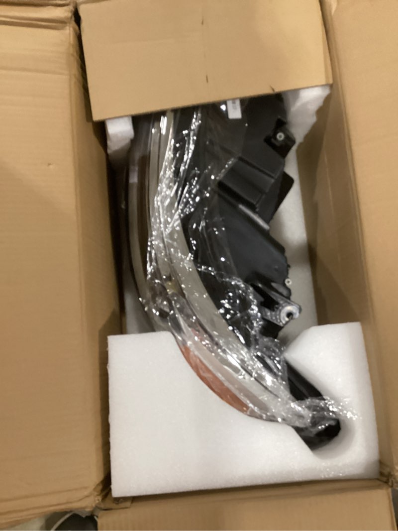 Condition photo showing Good Condition for black led headlight assembly compatible with 2020-2024 ford explorer xlt/limited non-adaptive full led w/drl headlights oe style headlamp left driver side mb5z13008au fo2502399 left driver side 20-24 explorer