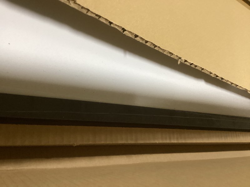 Condition photo showing Good Condition for Amazon Basics Magnetic Dry Erase Whiteboard, 35"W x 23"H, Black Wooden Frame