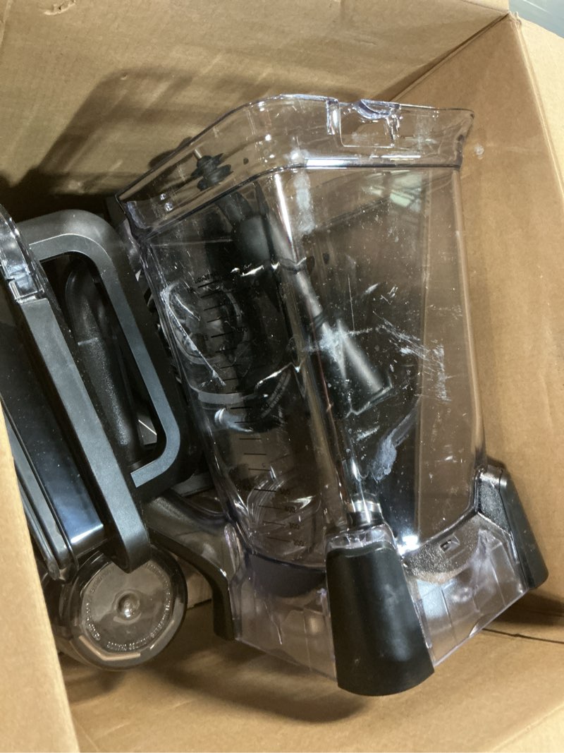 Condition photo showing As Is for Ninja BN751 Professional Plus DUO Blender, 1400 Peak Watts, 3 Auto-IQ Programs for Smoothies, Frozen Drinks & Nutrient Extractions, 72-oz. Total Crushing Pitcher & (2) 24 oz. To-Go Cups, Black 72 oz. Blender + 24 oz. Cups
