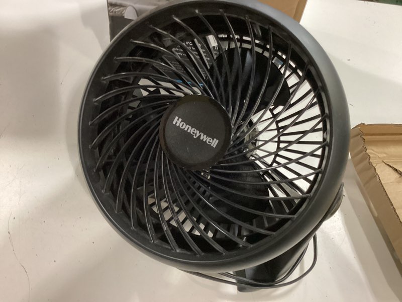 Condition photo showing As Is for vornado 530 compact air circulator fan, 3-speed manual control, adjustable tilt, whole room cooling, black floor fan for bedroom and office, vortex action, 65 ft range