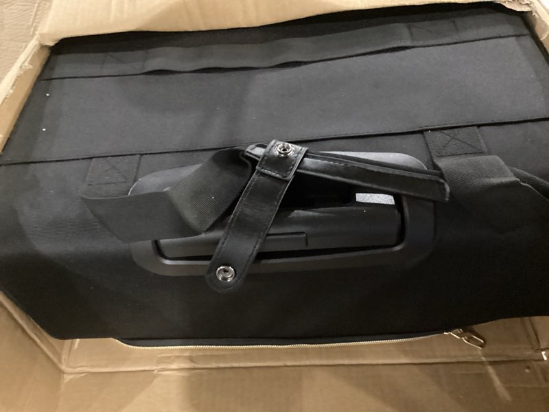 Condition photo showing Good Condition for luggex rolling laptop bag with wheels, 17.3" soft sided laptop rolling briefcase with 4 spinner wheels - lightweight carry on for business travel overnight (uds-core, black, 18 inch) black 18-inch