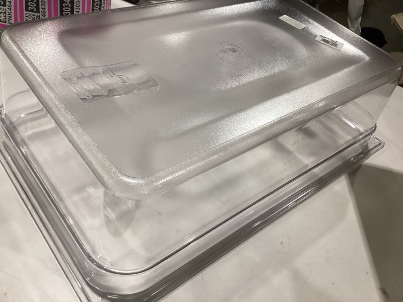 Carlisle FoodService Products 10202B07 StorPlus Full Size food Pan, Polycarbonate, 6" Deep, Clear