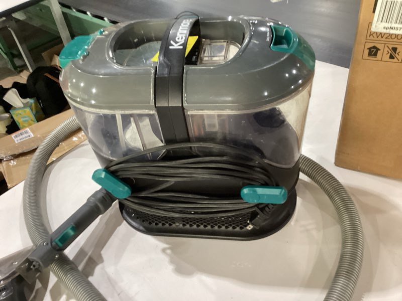 Condition photo showing As Is for Kenmore KW2001 SpotLite Portable Carpet Spot Cleaner & Pet Stain Remover, 17Kpa Powerful Suction with Versatile Tools for Upholstery, Couches, Car and Auto Detailer, Gray … Not Tested