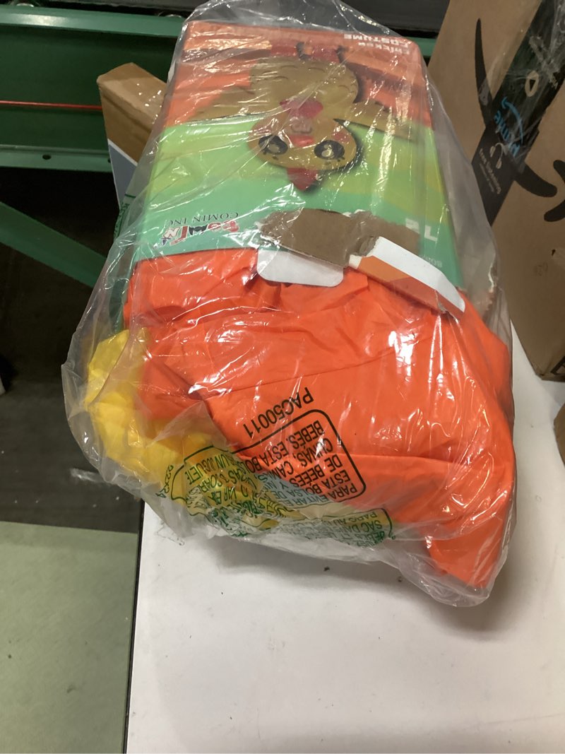 Condition photo showing As Is for COMIN Inflatable Chicken Costume for Adults Simulated Skin Air Blow up Funny Halloween Costume Inflatable For Men Women 72"