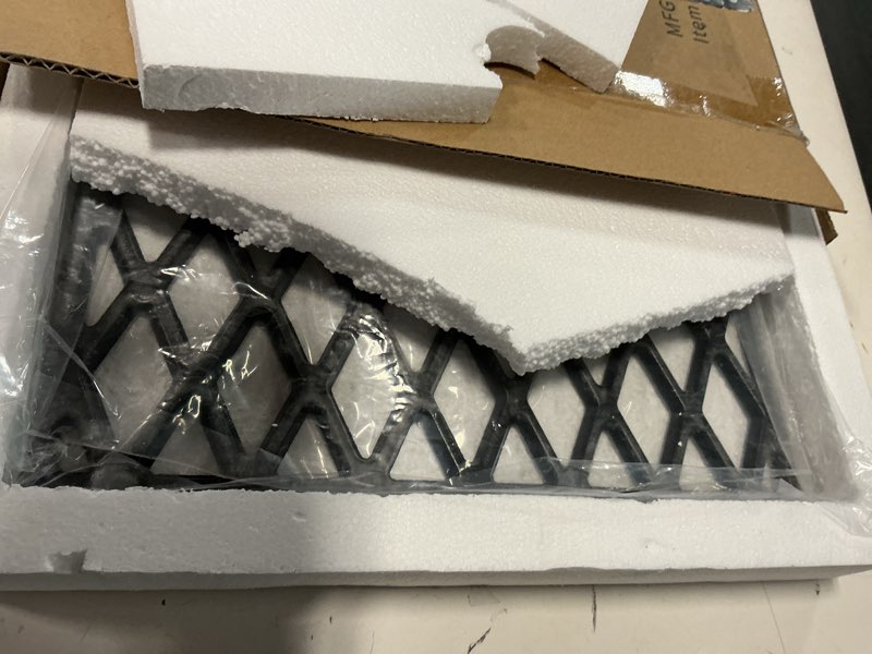 Condition photo showing Good Condition for onlyfire cast iron cooking grate for weber spirit 300 gas grills with front control konbs, weber 7638 grill grate replacement for spirit e/s 310, e/s 320, e/s 330 (year 2007-2017)