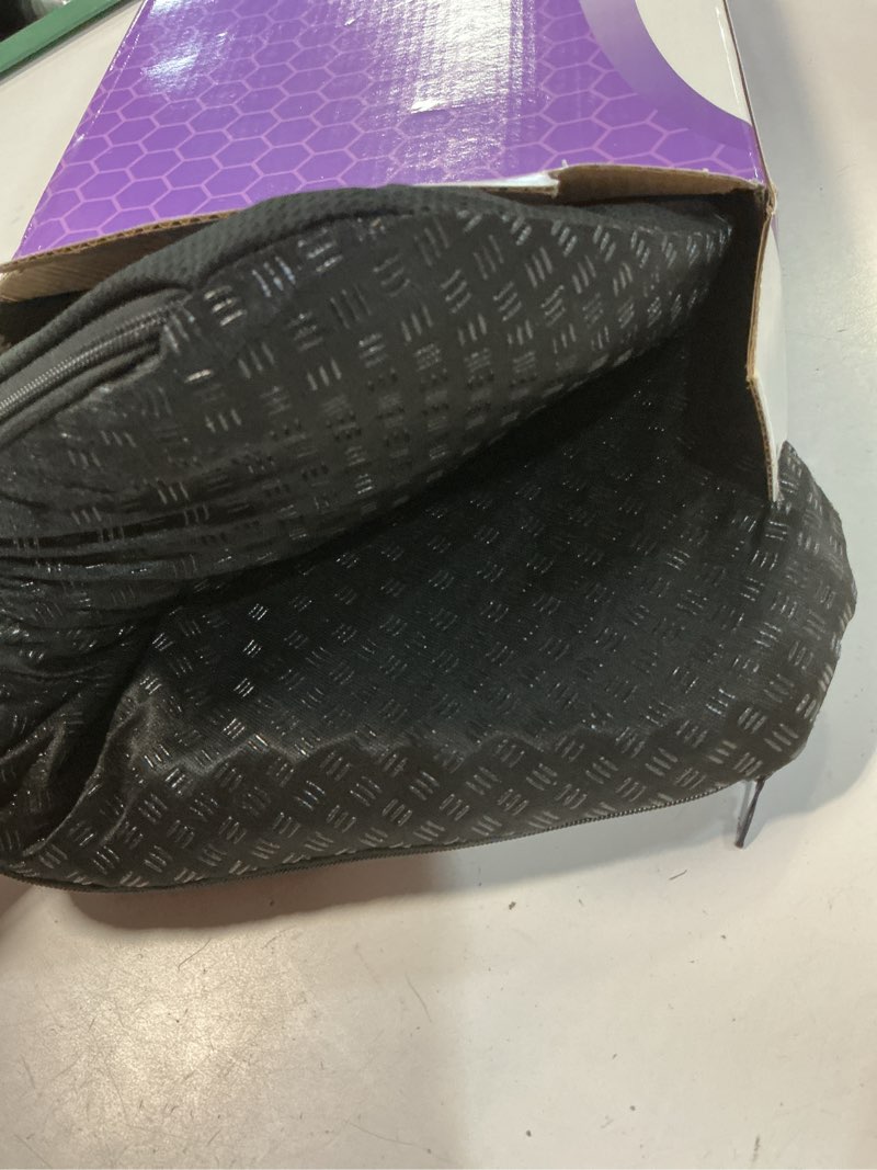 Condition photo showing Good Condition for gel seat cushion, cooling thick big breathable honeycomb design absorbs pressure points seat cushion with non-slip cover for office chair home cars wheelchair black