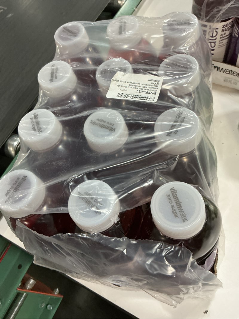 Condition photo showing Good Condition for (Best by (dec-29-25)vitaminwater XXX Acai-Blueberry-Pomegranate Zero Sugar, Flavored Water Beverage, 20 fl oz Bottles, 12 Pack Zero Sugar XXX Açai Blueberry Pomegranate 20.05 Fl Oz (Pack of 12)