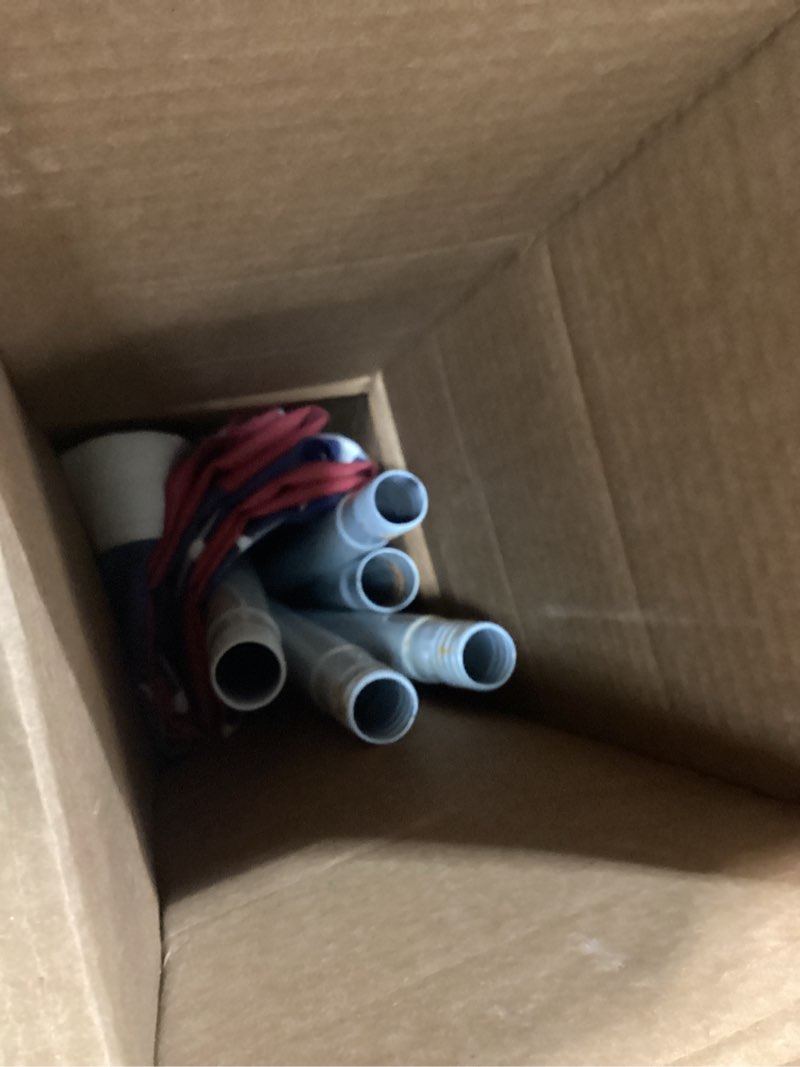Condition photo showing As Is for flag pole for outside house-6ft heavy duty 1.1inch metal flag pole with nylon bracket,anti-tangle flag pole rings for 4x6 flags,perfect for patriotic display for residential commercial,white 6ft white