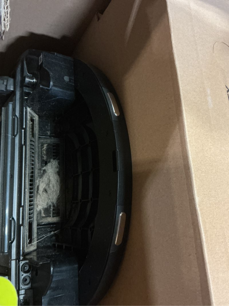 Condition photo showing As Is for Shark Matrix Plus Robot Vacuum and Mop with Self-Empty HEPA Base, Sonic Mopping, Matrix Clean, Home Mapping, HEPA Bagless Self Empty Base, CleanEdge, for Pet Hair, UR2650WS Wet and Dry Self-Empty (Black)