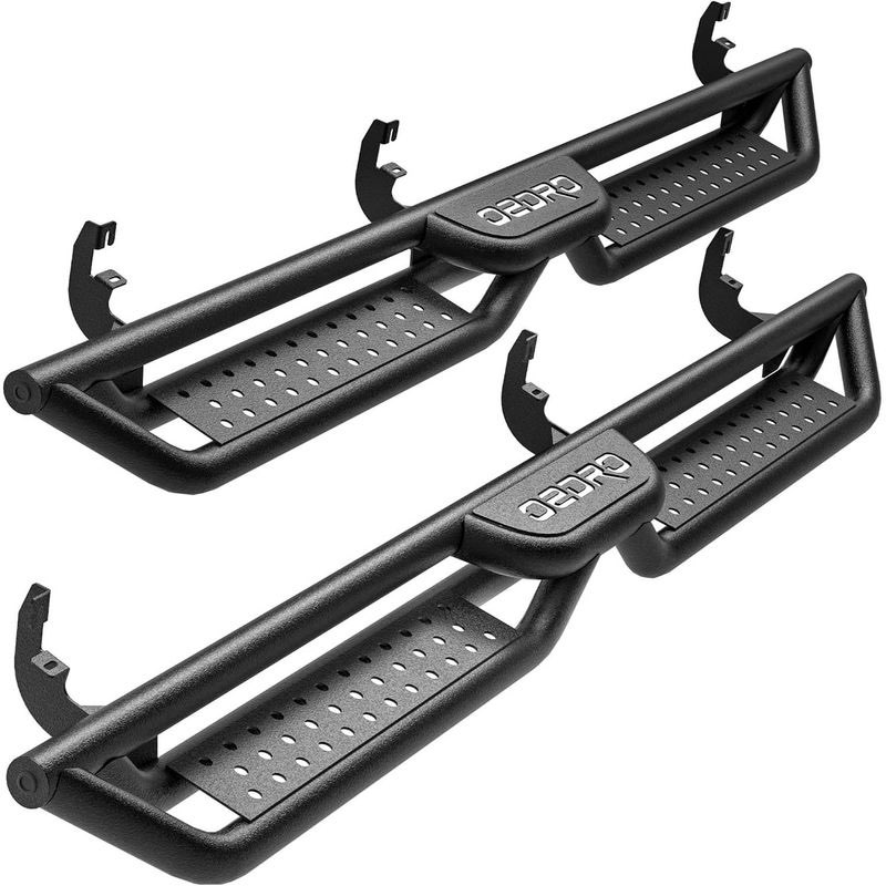 OEDRO 6 Inch Running Boards Compatible with 2015-2026 Chevy Colorado/2015-2026 GMC Canyon Crew Cab,Bolt-on Side Steps Steel Nerf Bars
