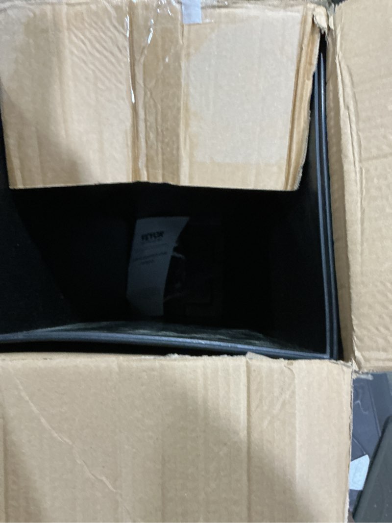 Condition photo showing Good Condition for vevor set of 2 tall outdoor planters 22inch, large planters for outdoor indoor plants, black front porch planter flower tree plant pots with modern design and built-in drainage black 22 inch