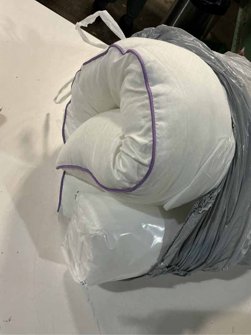 Condition photo showing Good Condition for JOLLYVOGUE Pillows King Size Set of 2, Washable Supportive Bed Pillows with Super Soft Down Alternative Fill, Luxury Fluffy Hotel Quality for Side, Back, and Stomach Sleepers 2 King
