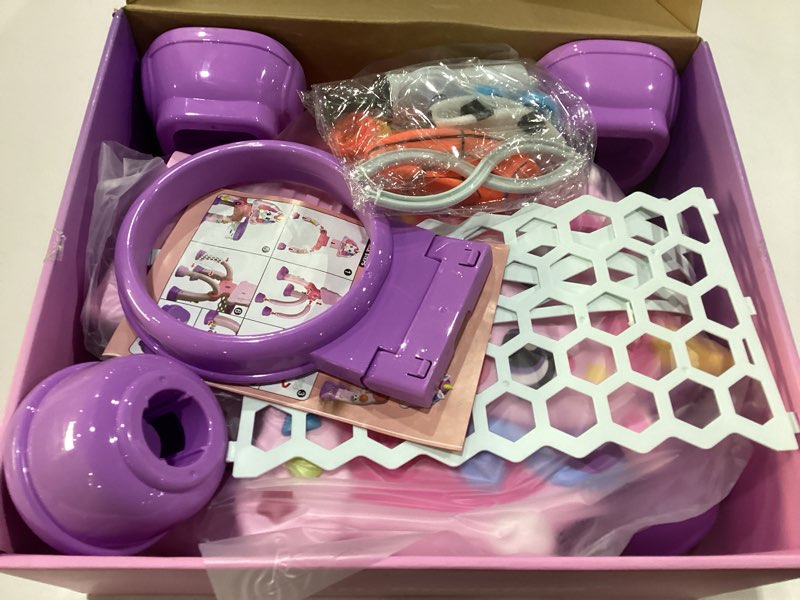 Condition photo showing New/Like New for Unicorn Toddler Basketball Hoop & Soccer Goal with Light & Music, 2-in-1 Sports Toy for 1-3 Year Old Boys & Girls, Toys for 1+ Year Old Girls, Birthday for Baby Kids