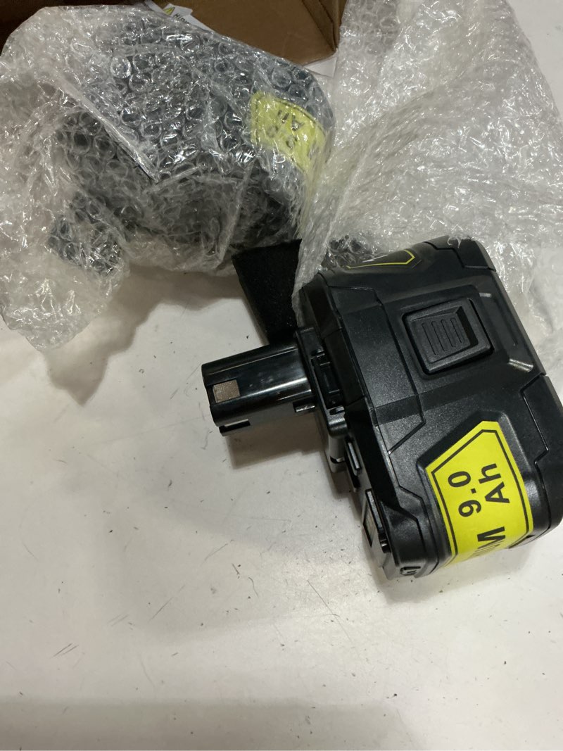 Condition photo showing New/Like New for aryee 2pack 9.0ah 18v p102 p108 p109 replacement for ryobi 18v lithium-ion battery p103 p104 p105 p1