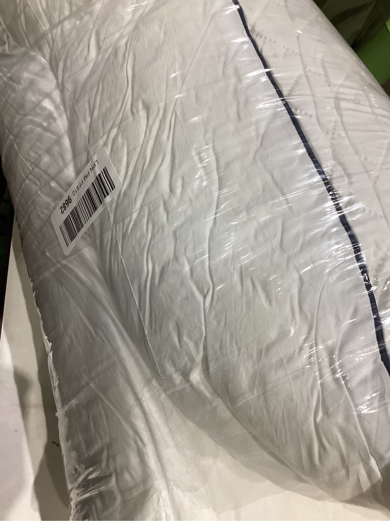 Condition photo showing As Is for Body Pillow, Memory Foam Body Pillows for Adults Sleeping, Long Pillow for Bed, Big Large Firm Full Body Pillow for Side Sleeper, 20x54 Inch, White