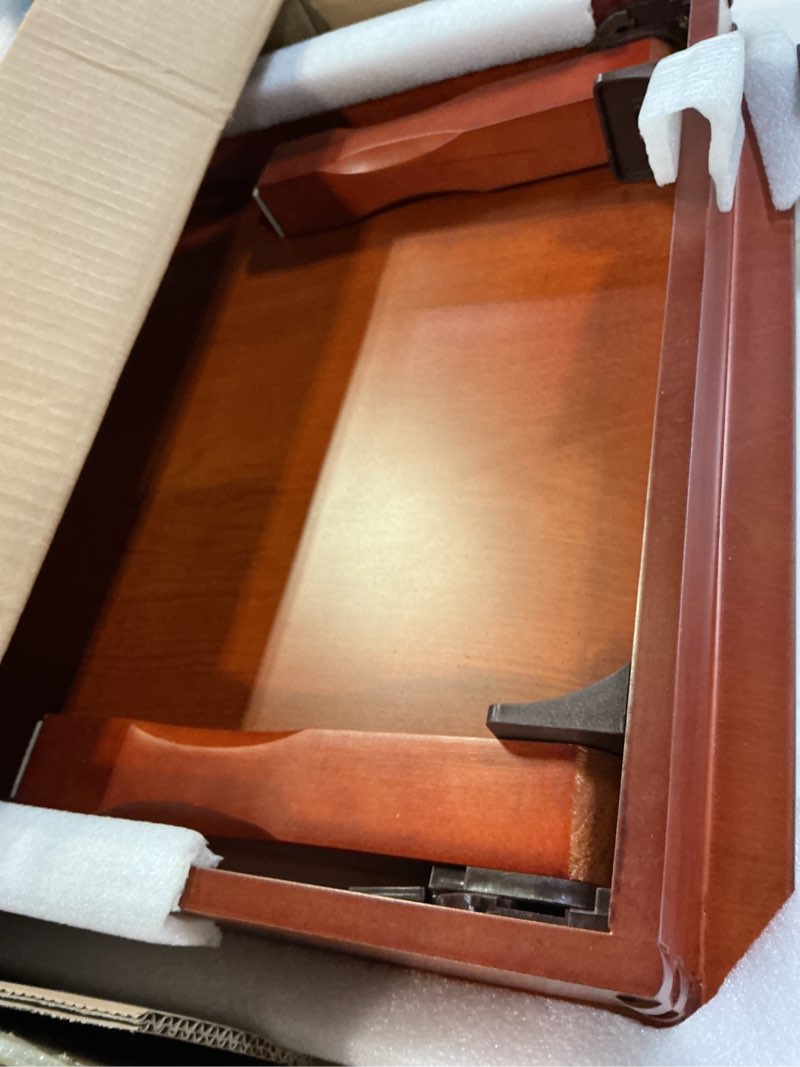 Condition photo showing Good Condition for SH-tables Folding Coffee Table, Korean Tatami Low Wooden Table, Hand-Painted Bay Window Dining Table (Size : 70×50×27cm)