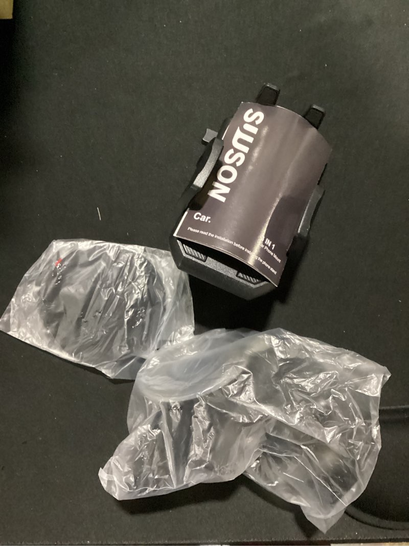 Condition photo showing Good Condition for upgraded 3-in-1 car phone holder mount [powerful suction] phone mount for car dashboard air vent windshield,for all iphone android phone (black)