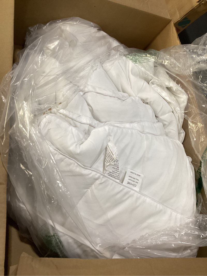 COHOME King Size Cooling Comforter All-Season Quilted Down Alternative Duvet Insert Luxury Hotel Rev