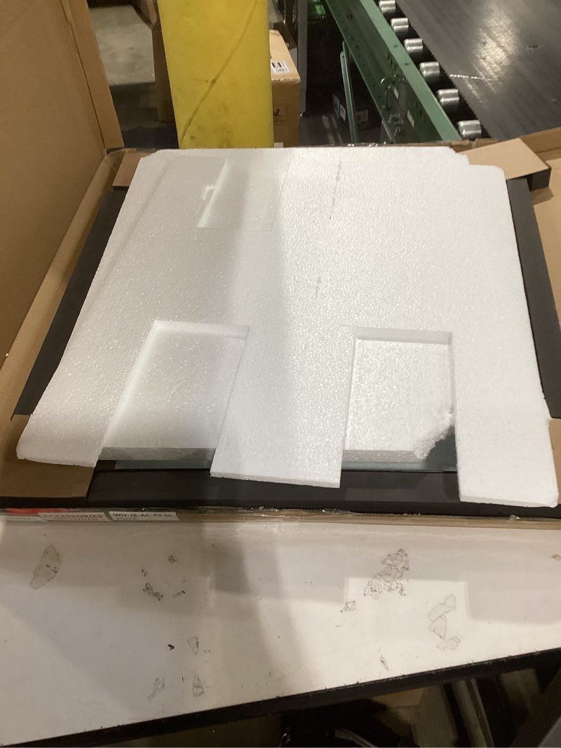 Condition photo showing Good Condition for FORBATH 24x20 Inch Bathroom Mirror for Wall, Black Metal Framed Vanity Mirrors for Over Sink, Rounde