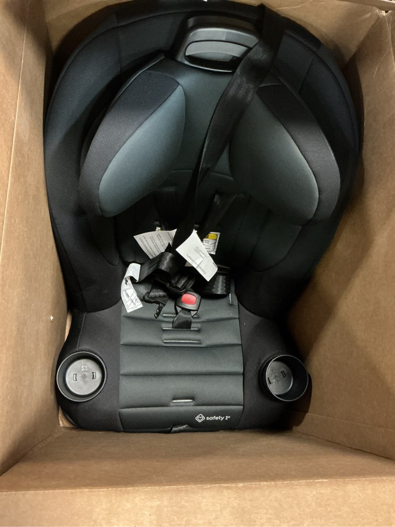 Condition photo showing Good Condition for Safety 1st Ellaris 3-in-1 Convertible Car Seat, Slim Fit Design, Rear & Forward-Facing, 5-Position Headrest, 3-Across Fit, Travel-Friendly with Machine-Washable Seat Pad, Smokey Haze