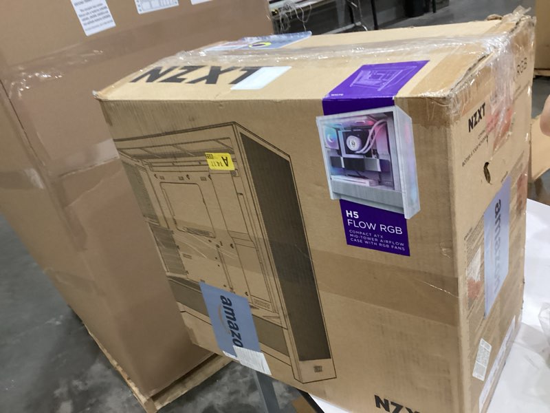 Condition photo showing Good Condition for nzxt h5 flow rgb 2024 - compact atx mid-tower pc gaming case - high airflow - f360 rgb core (cv) inc