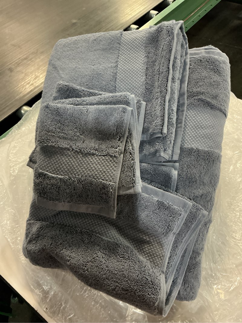 Condition photo showing New/Like New for turkish ultra plush bath sheet bundle, one size, mineral