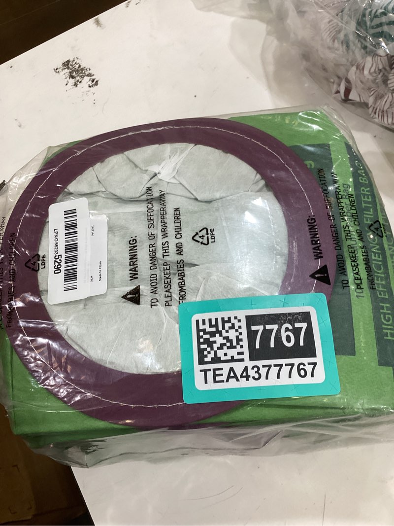 Condition photo showing New/Like New for 16 pack 100331 qt vacuum bags compatible with proteam 10 quart backpack vacuum cleaner, for coachvac, super coachvac, megavac, upgraded micro filter bag replacement with open circular collar 100331-(10 qt)