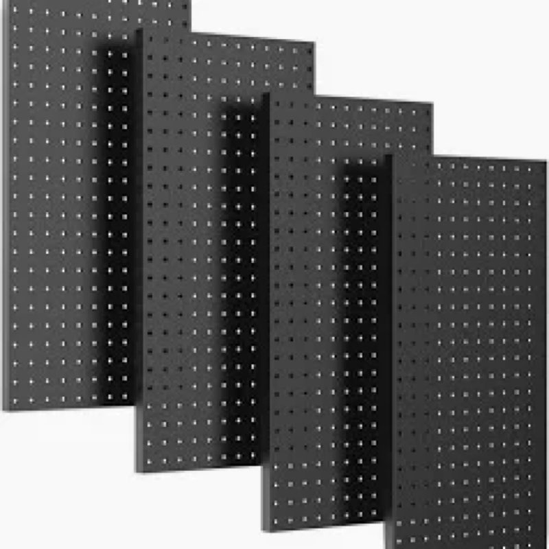 Ultrawall 4 Pcs Metal Pegboard Wall Panels, Peg Boards for Garage Tool Storage