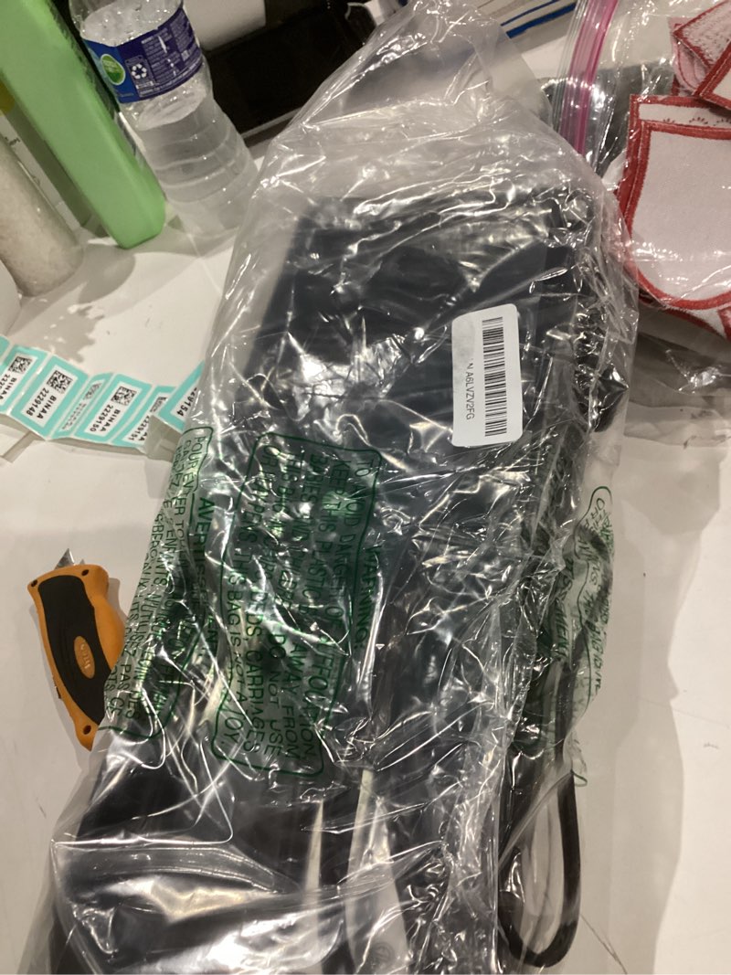 Condition photo showing As Is for Bonsenkitchen Vacuum Sealer, Multi-Functional Food Sealer with 5 Vacuum Bags, External Vacuum System & Accessory Tube,Fast-Compact Design, Bright Black Black 5 Bags