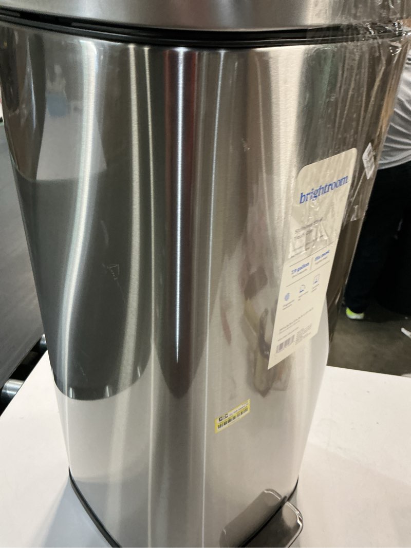 Condition photo showing Good Condition for 30l soft square step trash can silver - brightroom™