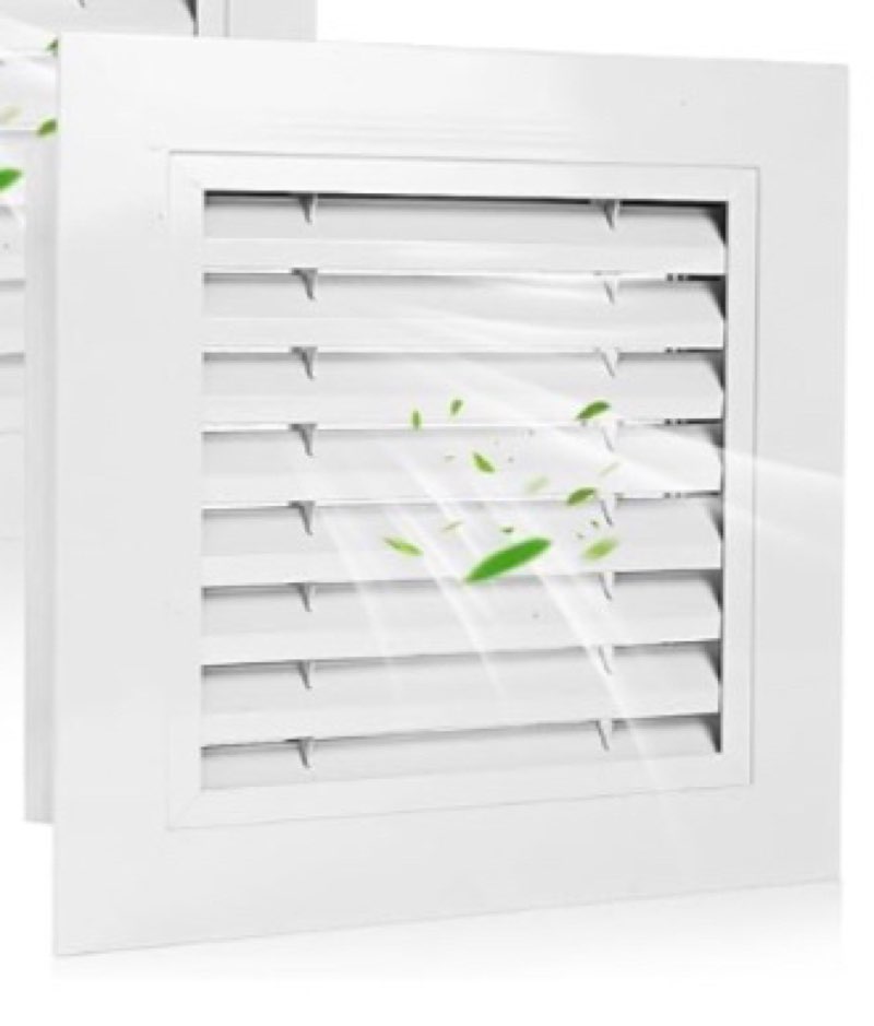 14"x14" Gable Vent - Premium Aluminum?Shed Vents with Screen, Ideal for Gables, Wall, and Attics - V