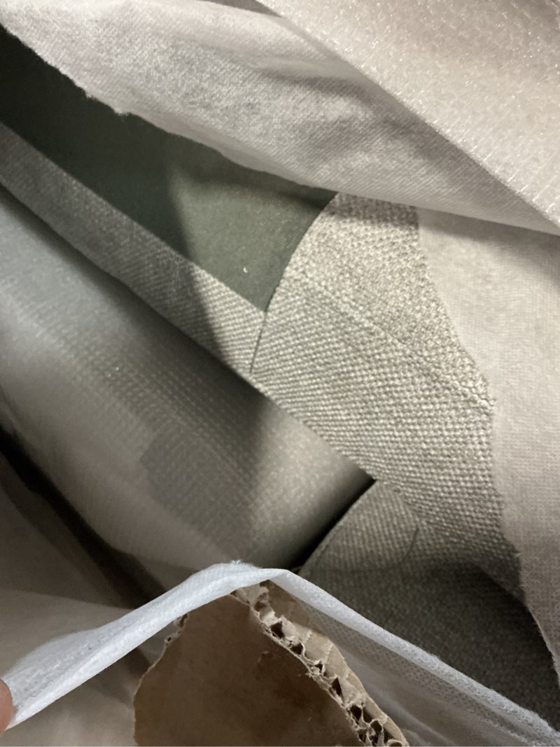 Condition photo showing As Is for Amazon Brand – Rivet Aiden Mid-Century Modern Reversible Sectional Sofa (86") - Light Gray