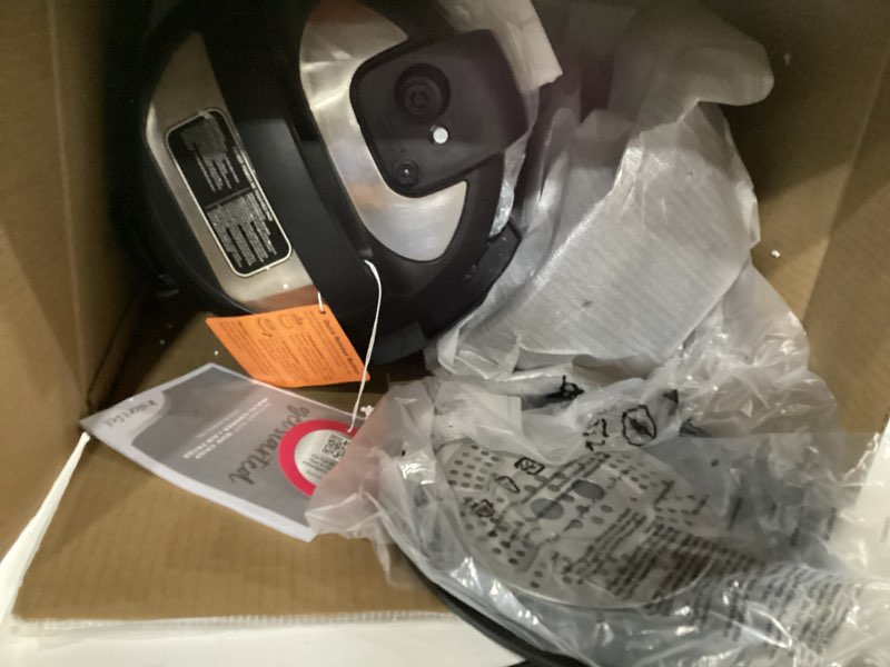 Condition photo showing As Is for Not tested ***Instant Pot Duo Crisp 11-in-1 Air Fryer and Electric Pressure Cooker Combo with Multicooker Lids that Air Fries, Steams, Slow Cooks, Sautés, Dehydrates, & More, Free App With Over 800 Recipes, 6 Quart 6 Qt