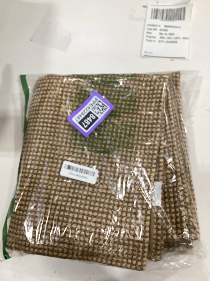 Condition photo showing New/Like New for KOZYFLY Boho Runners for Hallways 2x8 ft Washable Kitchen Runner Non Slip Rubber Backed Hall Runners Cotton Entryway Runner Rugs Floor Carpet for Indoor Backdoor Bedroom Kitchen, Tan/Orange/Brown 2' x 8' (Runner) Tan/Orange/Brown