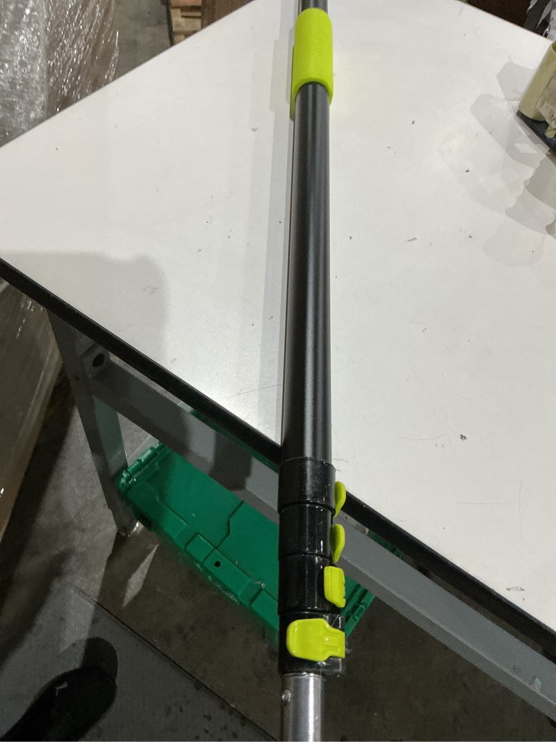 Condition photo showing Good Condition for 24ft light bulb changer for high ceilings with 4-18ft telescopic extension pole 2 plastic baskets and suction cup for recessed lights, light bulb removal tool