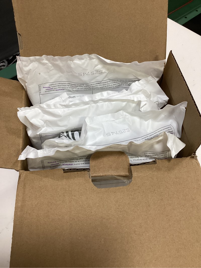 Condition photo showing New/Like New for simplehuman code c 100 count, dispenser packs custom fit liners, drawstring trash bags, 10-12 liter / 2.6-3.2 gallon, white 100 count (pack of 1)