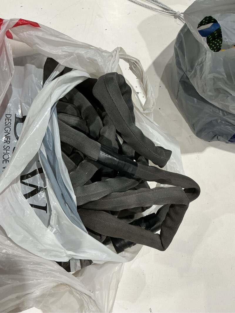 Condition photo showing As Is for zero-g teknor apex 5/8-in x 50-ft premium -duty kink free woven gray hose
