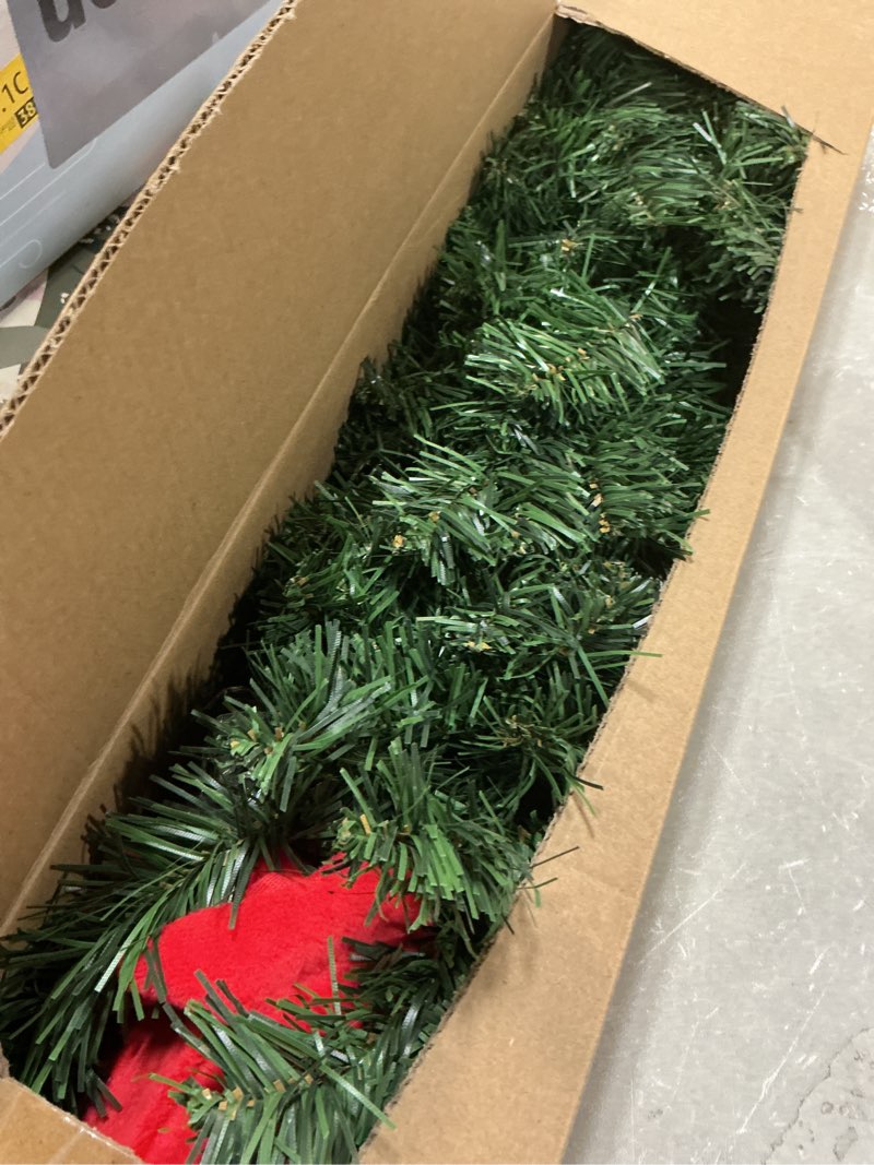 Condition photo showing Good Condition for Jenaai 2 Pack Lighted Artificial Mini Christmas Tree 24 Inch Tabletop Christmas Tree with 50 LED Lights, Battery Operated Small Xmas Decoration Home Decor Outdoor Indoor 24" Classic Style