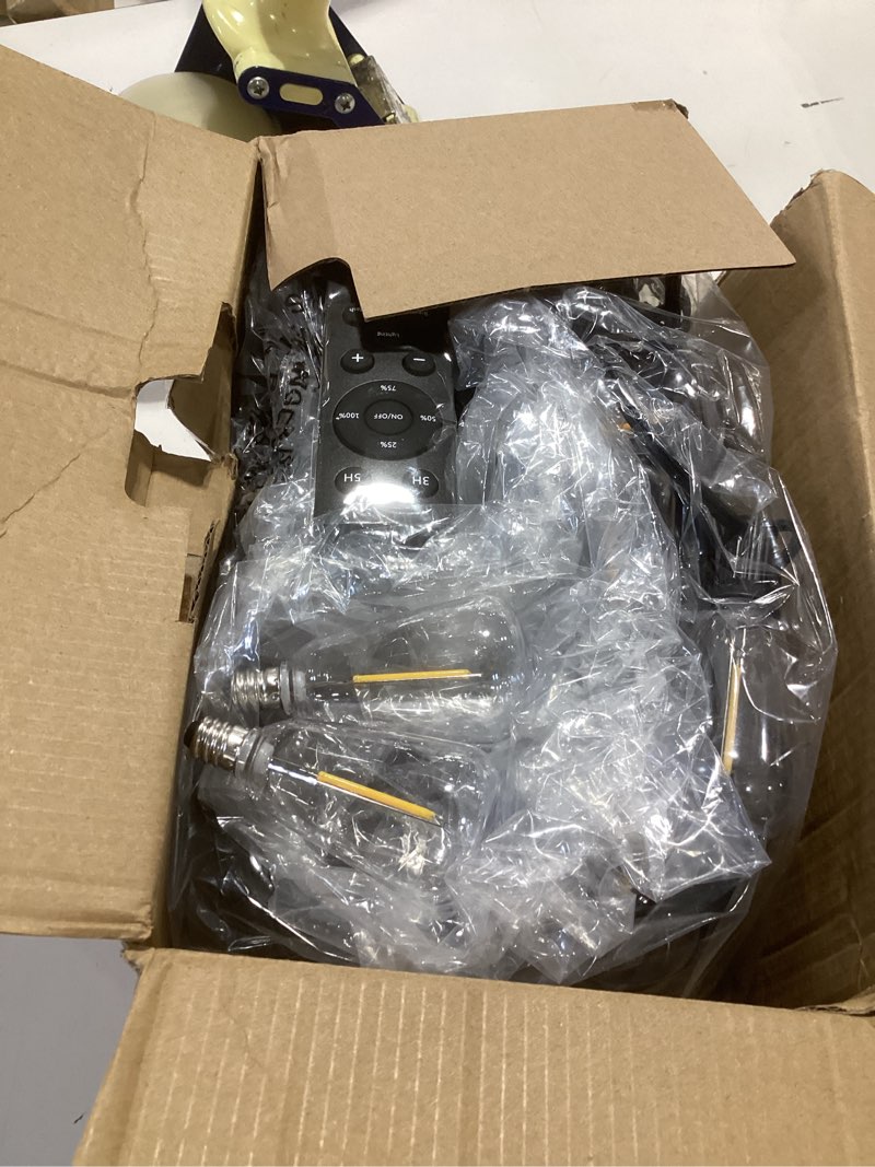 Condition photo showing Good Condition for outdoor lights string patio outside - 100ft 30m led waterproof light - hanging lighting st38 shatterproof edison bulb deck backyard gazebo balcony party bistro cafe pergola garden yard porch dimmable 100ft-remote