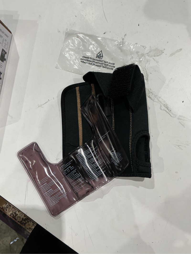 Condition photo showing Good Condition for copper fit® rapid relief wrist brace | hot & cold gel pack | adjustable | left or right wrist