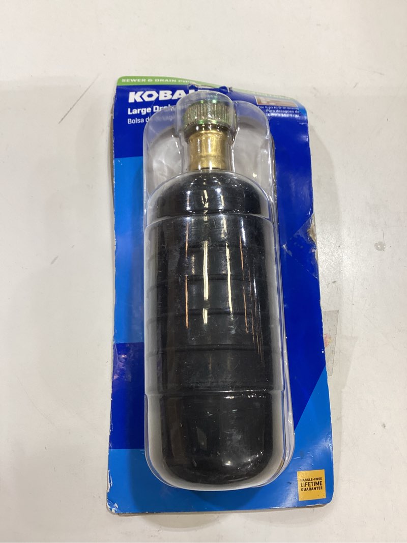 Condition photo showing As Is for kobalt large drain rubber bladder